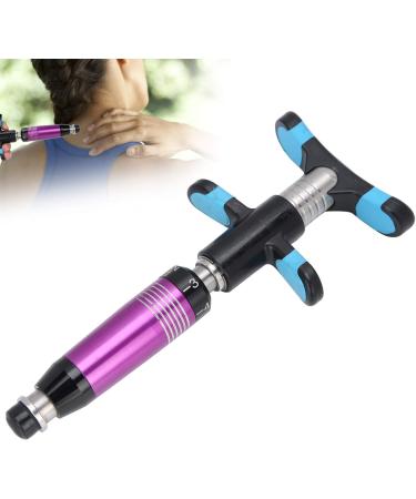 Chiciris Chiropractic Adjustment Tool - Heat-Resistant 6-Step Stainless Steel 304 Spine Adjuster (Violet) - Manual Bone Correction Handle - Buy Online on GoSupps.com