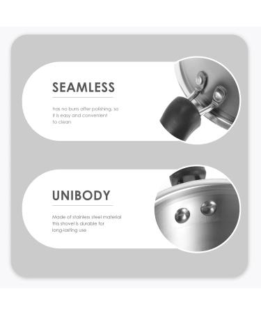 Fireplace Countertop Dustpan Stainless Steel Mini Cleaning Dustpan Gardening Handheld Ice Metal Food Candy Dry Goods Scoop Metal Dustpan Metal Dustpan - Buy Online on GoSupps.com