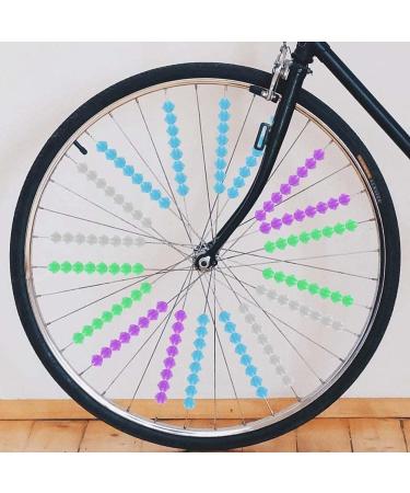 NT-ling Multicoloured Luminous Bicycle Spoke Beads - 72 Pieces - Kids Bike Wheel Decorations - Buy Online on GoSupps.com