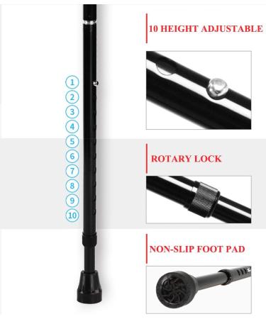 Folding Adult Elbow Forearm Crutches Collapsible Medical Arm Cuff Crutch Walker with Height Adjustable Portable Lightweight Aluminum Alloy Warm Life - Buy Online on GoSupps.com