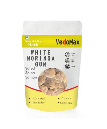 YANG White Moringa Gum Pure & Natural Sahajan Gond Gond Sonjana| White Sahajan Gond| White Moringa Gond - (10 g)