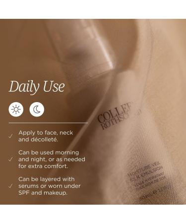 Colleen Rothschild Moisture Veil Silk Emulsion Face Moisturizer with Hyaluronic Acid & Ceramides Hydrating, Barrier-Supporting, Radiance-Boosting Cream - Buy Online on GoSupps.com