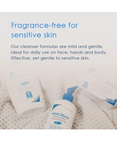 Vanicream Liquid Cleanser - 8 fl oz | Unscented Gluten-Free Formula for Sensitive Skin | Pack of 2 - Buy Internationally - Buy Online on GoSupps.com