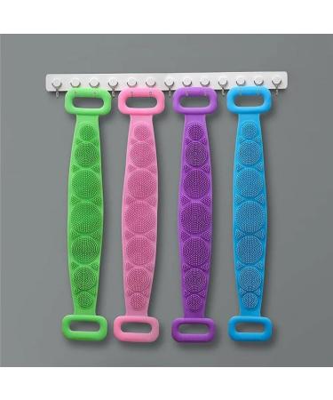 Bath Sponge Body Silicone Brush Scrub Body Exfoliation Sponge Brush Bathroom Shower Back Brush Sponges Bath (Color : Pink) - Buy Online on GoSupps.com