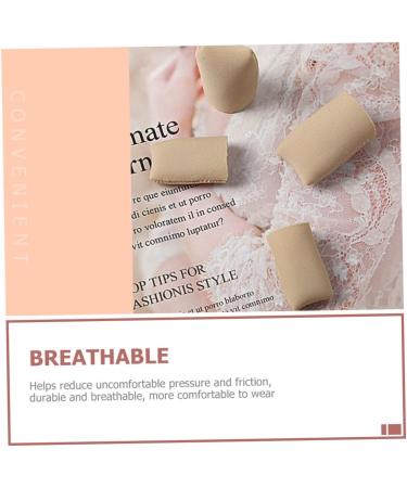 Lurrose 6 Pcs Silicone Gel Toe Sleeves Set - Toe Protector Caps for Safety, Elastic and Nylon Covers Included - 2.5x4cm - Buy Online on GoSupps.com