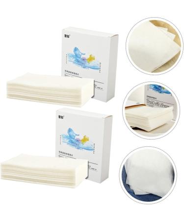 SEWOART 2 Boxes Absorbing Film Color Absorption Paper Laundry Dyeing Cloth Washing Supplies Colour Grabber Washing Paper for Clothes White Washed Non-woven Fabric Catcher - Buy Online on GoSupps.com