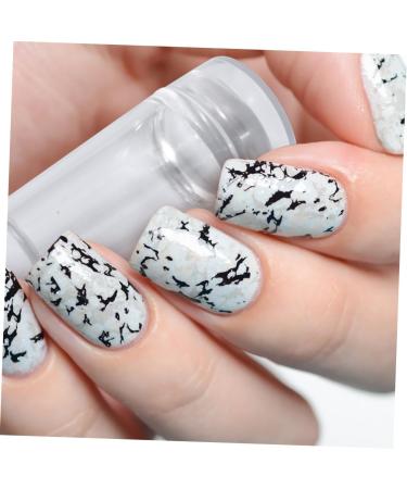 MAGICLULU Clear Nail Polish 12 Sets Fully Transparent Handle with Lid Silicone Seal Printer Manicure Plastic Stamping Tool - Buy Online on GoSupps.com