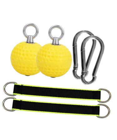Solustre 1 set of grip training ball fitness eagle handle arm strength rings on climbing handles.