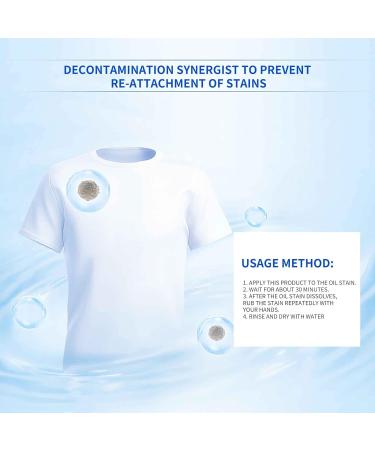 Active Enzyme Clothing Stain Remover White Shirt Guardian Active Enzyme Laundry Stain Remover Garment Stubborn Stain Cleaner Oil Remover Clothes Oil Stain Remover Liquid Detergent (2pc) - Buy Online on GoSupps.com