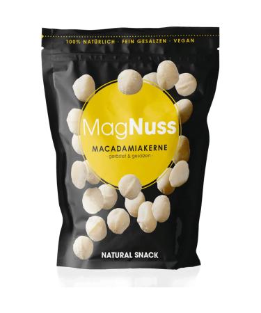 MagNuss Macadamias - Roasted & Salted Macadamia Nuts | Vegan Gluten-Free | 6x 125g Bulk Pack | International Shipping Available - Buy Online on GoSupps.com