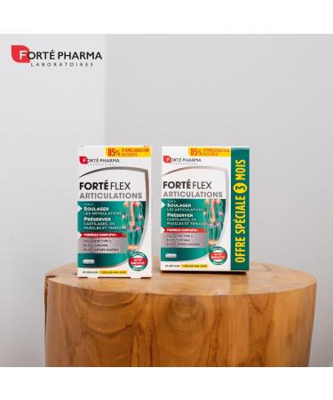 Fort Pharma - Fort Flex Joints - Joint Supplement - Collagen Type II Turmeric Silica Vitamin C Zinc - Bone Health Tendons Ligaments - 30 Capsules 1/Day - Buy Online on GoSupps.com
