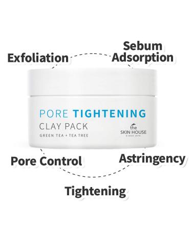 Buy The Skin House Pore Tightening Mud Pack (100ml) | Minimize Blackheads & Control Oil | Pore-Cleansing Tonmask for a Radiant Face - International Shipping Available - Buy Online on GoSupps.com