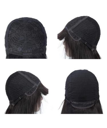 Curly Bob Wig with Bangs - Short Afro Human Hair Wigs for Black Women 12 inch P4/30 - Buy Online on GoSupps.com