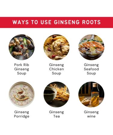 Baumann Wisconsin Ginseng Assorted Whole Roots 4 oz - 100% Natural Panax Ginseng Herb Pure Dried American Ginseng for Enhanced Energy - Buy Online on GoSupps.com