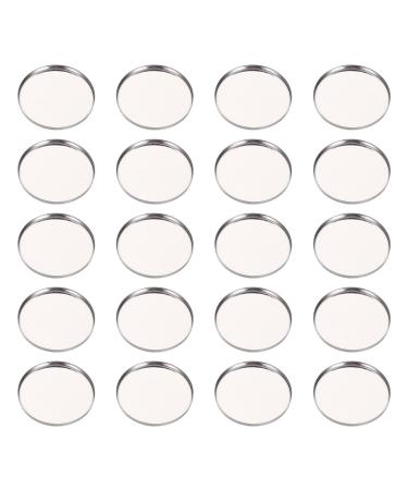 Veemoon Assiettes de Rangement M talliques 20 Pi ces pour Palettes Fards Paupi res Plateaux Magn tiques Ronds 36X3 MM Accessoires Maquillage pour Femmes Nomades