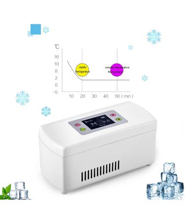 ZZBB 2-8 Thermostat Drug Reefer Medicine Refrigerated Box Portable Car Refrigeration Case Fridge for Travel Insulin Cooler Medicine Refrigerator for Car - Buy Online on GoSupps.com