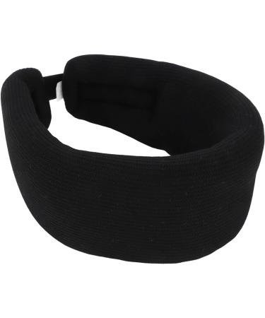 Adjustable RWUDV Neck Support | Soft Foam Neckrest for Pain Relief | Universal Fragrance | Black L 57-58cm | Ideal for Home Use - Buy Online on GoSupps.com