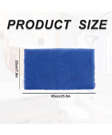 3Pcs African Bath Net Sponge Set - Exfoliating Body Scrubber Towels for Daily Skin Cleaning - Buy Online on GoSupps.com