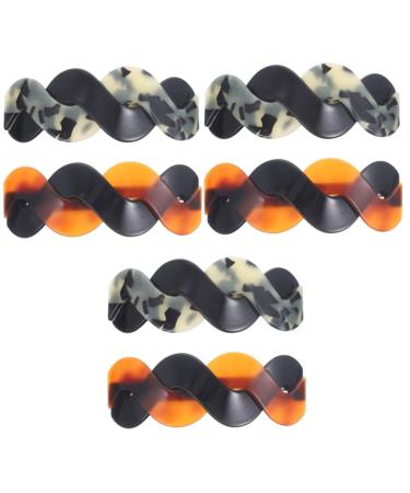 FRCOLOR Makeup Hair Clips Aesthetic Hair Accessories