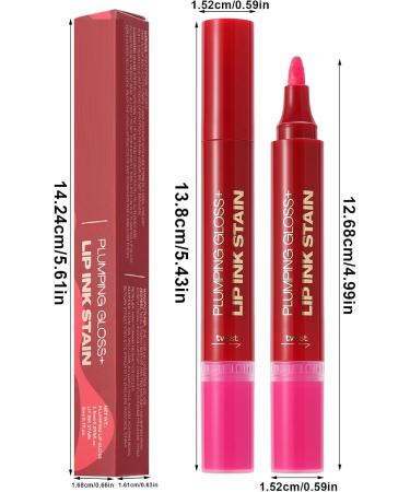 TQEBWUS Lip Contour Pencil and Lip Oil Set Combination of Moisturizing Lip Oils and Lip Liner Pencil Sets Longlasting Care Makeup for Women and Lovers 1 - Buy Online on GoSupps.com