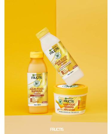 Fructis Suave H.Food 350ml Banana - Nourishing Hair Treatment for All Hair Types | International Shipping - Buy Online on GoSupps.com