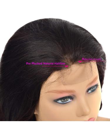 Hd Lace 6x6 Body Wave Wig | Brazilian Virgin Human Hair | 20 Inch | 150% Density | Natural Hairline with Baby Hair | Glueless Soft Wig | Natural Color - Buy Online on GoSupps.com