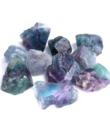Natural Crystal Rough Minerals Stones Crystals Rough Minerals Gemstones Natural Rainbow Fluorite raw Stones for House Decoration Crystal Stones Decoration 3-5cm Random