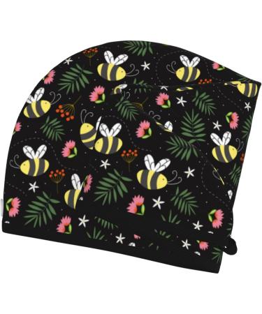 Hair Towel Wrap & Turban - Quick Drying Hair Drying Towel with Button (Bees Design) | Fast International Shipping - Buy Online on GoSupps.com