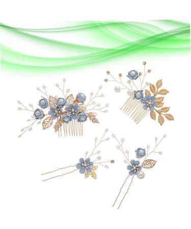 FRCOLOR 12 Pieces Comb for Bridal Hair Clips Hair Clips Diffuser Hair Styling Accessories Hair Clips Baby Cutlery Set Bridal Comb Bridal Hair Comb Silver Blue Hair Accessories Material Fit Women - Buy Online on GoSupps.com