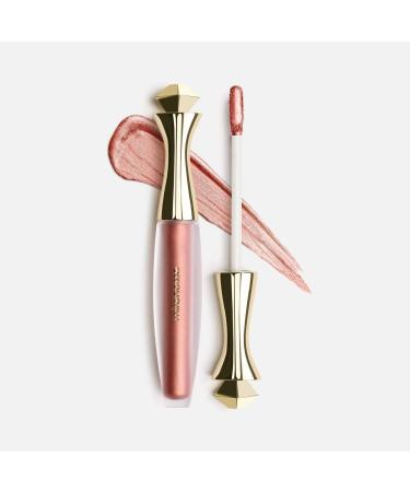 Mirenesse Metallic Matte 12hr Liquid Lip  Hydrating Full Metallic Matte Long Lasting Lipstick Paint Finish with Vitamin C + Vitamin E  Toxin Free  2 Dazzle .15 oz