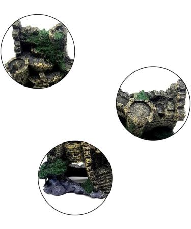 Gotiso Aquarium Castle Decoration - Classic Harz Ornaments for Fish & Turtles | Enhance Your Aquarium with Stunning Accessories - Buy Online on GoSupps.com