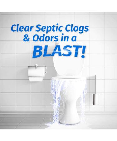 Septic Blast Emergency Treatment & Maintenance | Removes Clogs & Odors | Restores System | Prevents Overflows | 1 Gallon (128 Fl Oz) - Pack of 1 - Buy Online on GoSupps.com