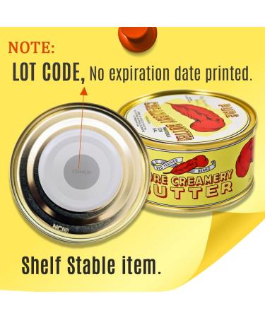 New Zealand Red Feather Canned Butter - 100% Pure | No Artificial Colors or Flavors - Perfect for Emergency Preparedness - 2 Cans (12 oz each) - Buy Online on GoSupps.com