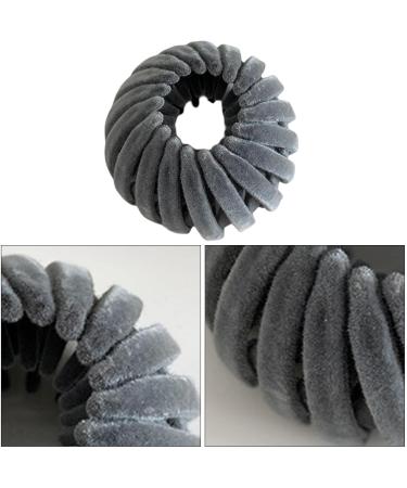 Bird magic hair clip - Nest Velvet Magic Hair Clip - Three Rows of Teeth Styling Supplies for Making Ponytail Bun and Hairpin for Long Short Curly Straight Hair Gray - Buy Online on GoSupps.com
