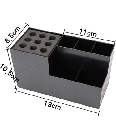 harayaa Salon Organizer Hair Brush Holder Sponge Lining Brush Hairdressing Tool Storage Box Salon Shear Holder for Office Dorm Room - Buy Online on GoSupps.com