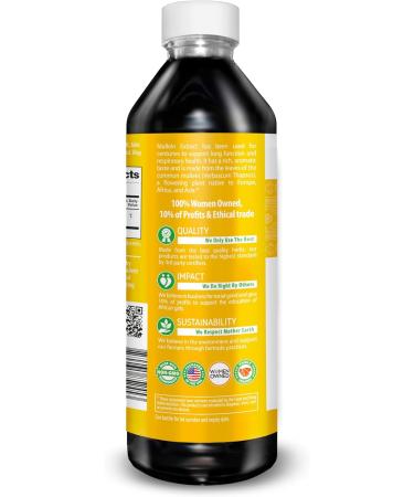 Mullein Leaf Extract 12oz Liquid - Lung & Respiratory Support Cleanse and Detox -Immune Support - Vegan Supplement - Organic - Herbal Goodness - Made in USA(Pack of 12) - Buy Online on GoSupps.com