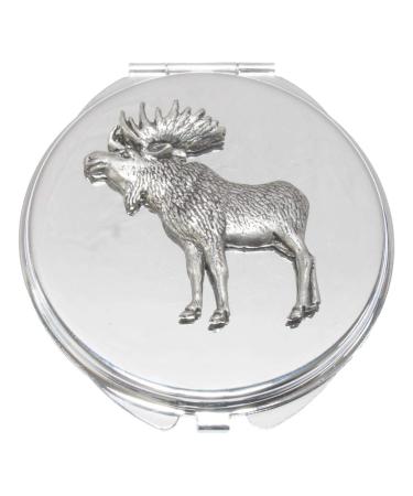 Moose Compact Mirror Handbag Gift With Free Engraving 242