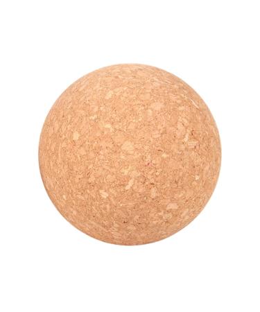 Cork massage accessories portable massage ball light cork yoga scooter muscle relief roller depth tissue massage cork tool with natural cork material for men and women diameter 6cm