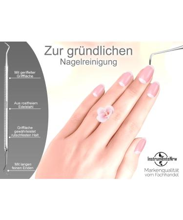 Premium Stainless Steel Corn Lifter & Nail Care Instrument - Extra Fine Ends for Expert Pedicure - Durable Case Included - Buy Online on GoSupps.com