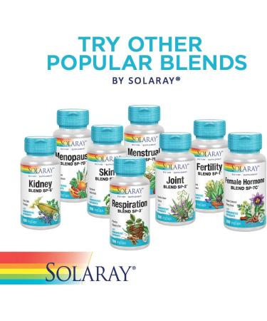 Solaray Thyroid Blend SP-26 | Supports Healthy Thyroid Function | Non-GMO Vegan Formula | 100 VegCaps - Buy Online on GoSupps.com