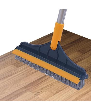 Floor Scrub Brush with Long Handle - 2 in 1 Cleaning Scrub Brush - Adjustable V-Shaped Floor Brush Scrubber 120 Degree Triangular Rotating Brush Head - Buy Online on GoSupps.com