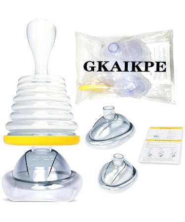 Choking Rescue Device Portable Suction Rescue Device First Aid Kit for Kids and Adults Home Kit for Adult and Children Airway Clearance Device for Choking Portable Airway Suction Device | Anti Choking Device for Children and Adults- Home Kit 2 masks of di