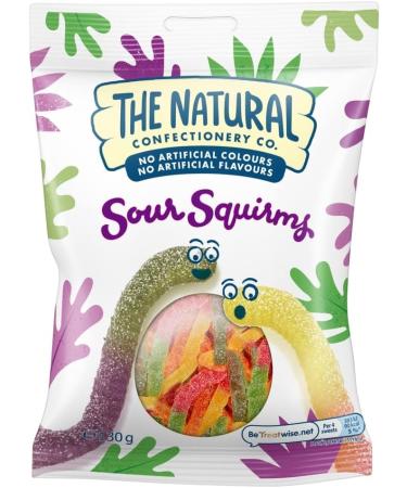 The Natural Confectionery Co. Sour Squirms 130 g - Buy Online on GoSupps.com