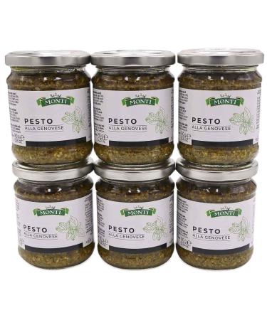 Monti Pesto Genovese 180g - Authentic Italian Pesto Sauce for International Shipping - Buy Online on GoSupps.com