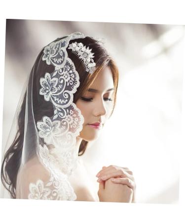 SOESFOUFU Bridal Hair Accessories Pearl Crystal Hair Comb Bridal Hair Comb Pearl and Crystal Rhinestone Hair Clip Pearl Hair Pin Pearl Hair Barrettes Tiara Wedding Bride Hair Piece - Buy Online on GoSupps.com