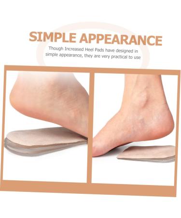 minkissy 1 Set Half Size Heel Pad Supple Heel Insoles Sports Heel Pads Invisible Height Pads Half Lift Cushions Shoes Height Increase Pads Shoes Height Increase Cushions Sports Heel Insoles - Buy Online on GoSupps.com