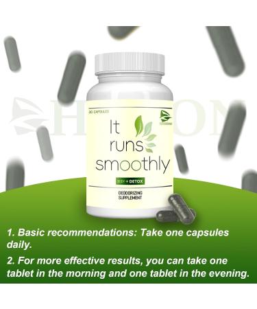 Generic Body Deodorizing Supplement Works Chlorophyll Capsules for Body Odor Pills for Body Odor Control Internal Deodorant Immune & Digestion Support Vegan Friendly (1pcs) Green 1 Count (Pack of 1) - Buy Online on GoSupps.com