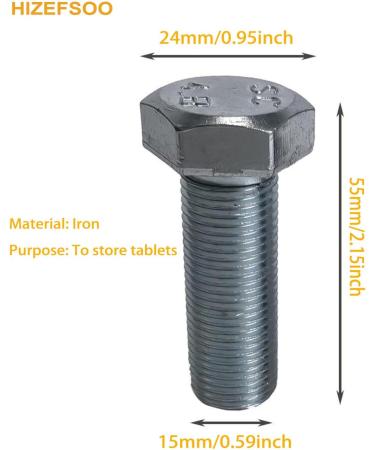 2PCS Small Pocket Pill Box - Waterproof Mini Pill Organizer for Travel & Camping | Silver 7-Day Medication Holder - Buy Online on GoSupps.com