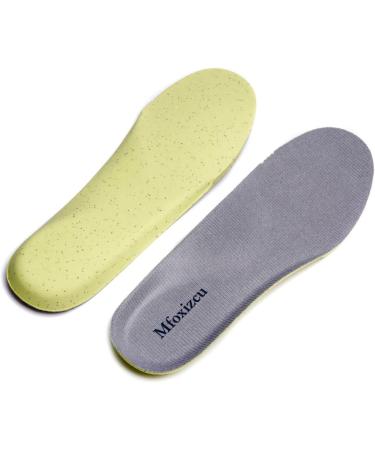 Memory Foam Arch Supports for Plantar Fasciitis & Flat Feet - 282mm (Men 9.5/Women 11) - Gray/Green - Buy Online on GoSupps.com