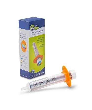 EZY DOSE Kids Baby Oral Syringe & Dispenser, True Easy Design for Liquid Medicine, 10 Ml/2 TSP, 4 Pack 4 Count (Pack of 1) - Buy Online on GoSupps.com